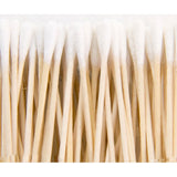 Disposable Wood Handle Cotton Swabs - 100pcs