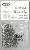 Nail Art Crystals Clear - #8 (1440pcs)