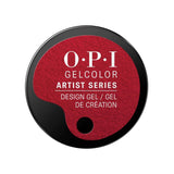 OPI Artist Series Design Gel GP021 - Totally Red Up with You