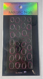 The Namie Metallic Stickers - Big Wires Pink MPINK-08