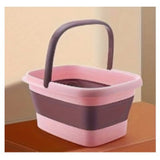 Collapsible Foot Bath Tub with Handle - Green