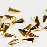 Fuschia, Fuschia Nail Art - Medium Triangle - Gold, Mk Beauty Club, Metal Parts