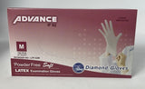 Advance Powder Free Latex Gloves 100ct