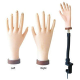 DL Professional, DL Pro - Manicure Hands with Bendable Holder, Mk Beauty Club, Practice Hand