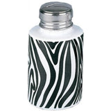 Ikonna, Porcelain Liquid Pump - Zebra Print - 6oz, Mk Beauty Club, Pumps