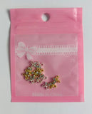 HK Metal Nail Art Decor Silver/Gold - Bows