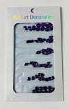 HK Nail Art - Mixed Gems Purple