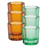 DL Pro Glass Dappen Dish  - 6pcs #DL-C507