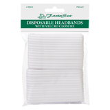 Fanta Sea - Disposable Headbands with Velcro Closure - 4/PK