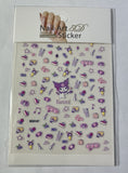 HK 5D Nail Sticker - Kuromi #5D0147