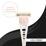 About Body Spa Shave 3 Blade - 4pcs