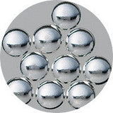 Nail Labo Metal Dots Silver #6 (2.5mm)