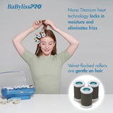 BabylissPro Nano Titanium - 12 Jumbo Roller Hairsetter #BABNTCHV15