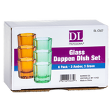 DL Pro Glass Dappen Dish  - 6pcs #DL-C507