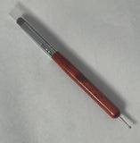 AG Wood Hand French Brush With Dotting Tool