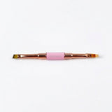 Double Ended Nail Art Brush Set - Pink/3pc
