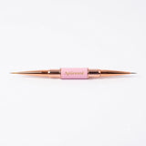 Double Ended Nail Art Brush Set - Pink/3pc