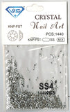 Nail Art Crystals Clear - #4 (1440pcs)