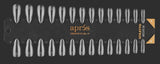 Apres Gel-X Tip Swatch - Natural/Sculpted Stiletto Medium