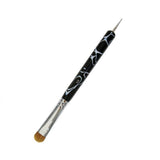 DL Pro Kolinsky Clean-Up French Brush #16 with Dotting Tool #C183