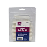 DL Pro Nail Tips Kit 100pcs + 2g Glue #C209