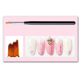 DL Pro Gel Nail Art 6 Piece Brush Set - Design Bristles #C458