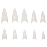 DL Pro Stiletto Natural Nail Tips Set 300pc #C477