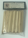 CE Small (Face) Wood Applicator Spatulas 100pc