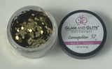 Glam and Glits Nail Art Hexagon 0.5oz - Cosmopolitan #57