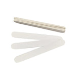 Cr8tion Mini Nail Wood File Grit 80/100 White - 50pcs