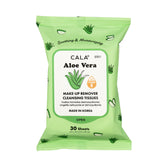 Cala Aloe Vera Make Up Remover Cleansing Tissues (30-Sheets/pk)