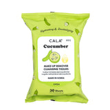 Cala Cucumber Make Up Remover Cleansing Tissues (30-Sheets/pk)