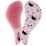 Cala Tangle Free Hair Brush - Multi-Meow Pink
