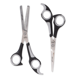 Gold Magic 6" Excel Non-Slip Grip Cutting Thinning Shear Combo #GM-EGDUO