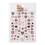 HK Hello Kitty 5D Nail Sticker - Mixed #5D0661