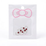 HK Metal Nail Art Charms Hello Kitty Enamel - Red Ribbon