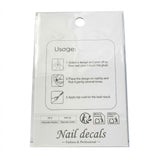 HK 5D Nail Sticker - Spiders, Lips and Tattoos #STZ5D90