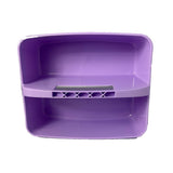 Ikonna Plastic Tray Storage Caddy - Purple