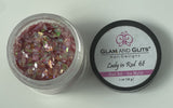 Glam and Glits Nail Art Ice Mylar 1oz - Lady in Red #61