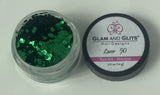 Glam and Glits Nail Art Hexagon 0.5oz - Laser #50