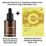 Medicube Age-R Glow Serum (30g) and Deep Vita C Mask (1 Sheet) Bundle