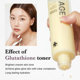 Medicube Age-R Glutathione Glow Duo - Medicube Age-R Glutathione Glow Capsule Cream (50ml) & Glow Toner (140ml)