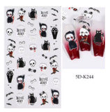 HK Halloween 5D Nail Sticker - Bettle Juice #5D-K244