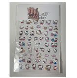 HK Hello Kitty 5D Nail Sticker - Wings #CA-6185