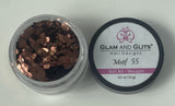 Glam and Glits Nail Art Hexagon 0.5oz - Motif #55