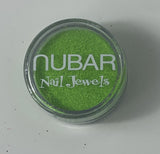 Nubar Nail Jewels - Electric Lime 0.008"