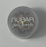 Nubar Nail Jewels - Gold Alpha  0.062"