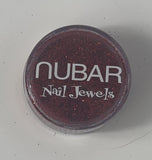 Nubar Nail Jewels - Red  0.008"