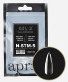 Apres Refill Tips - Natural Stiletto Medium (2.0)