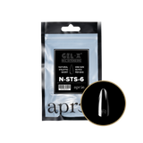 Apres Refill Tips - Natural Stiletto Short (2.0)